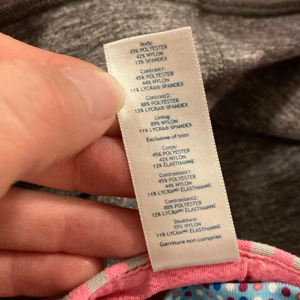 Lululemon Ivivva Girls Gray Rythmic Cropped Reversible Leggings Size 14